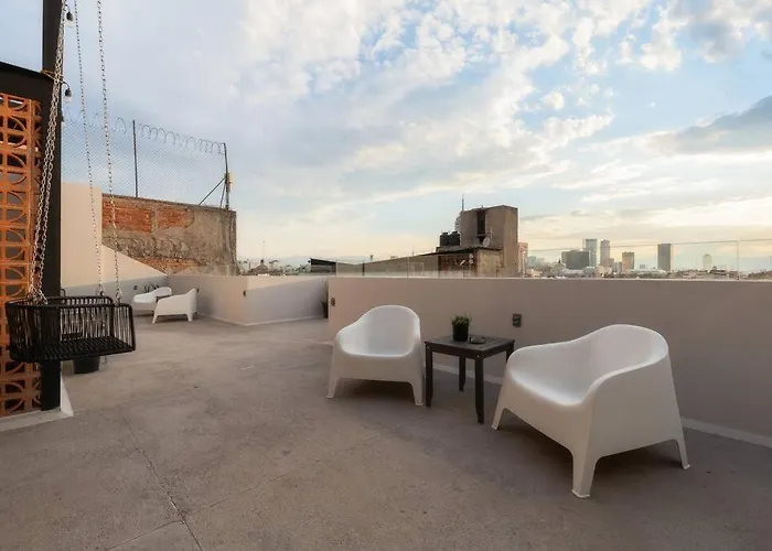 P601 Amazing Rooftop 2bdrm 2bath Ac Apartamento México DF